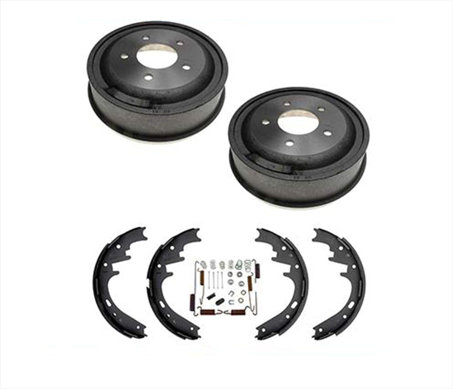 Replacement Parts for Ford 2000-2006 E150 Van With Rear Drums Brake Drums & Brake Shoes Springs
