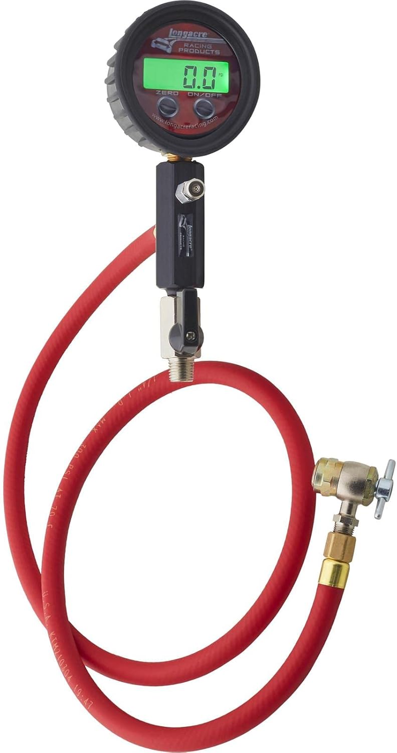 Longacre 52-50473 Deluxe Digital Shock Inflation Press Gauge