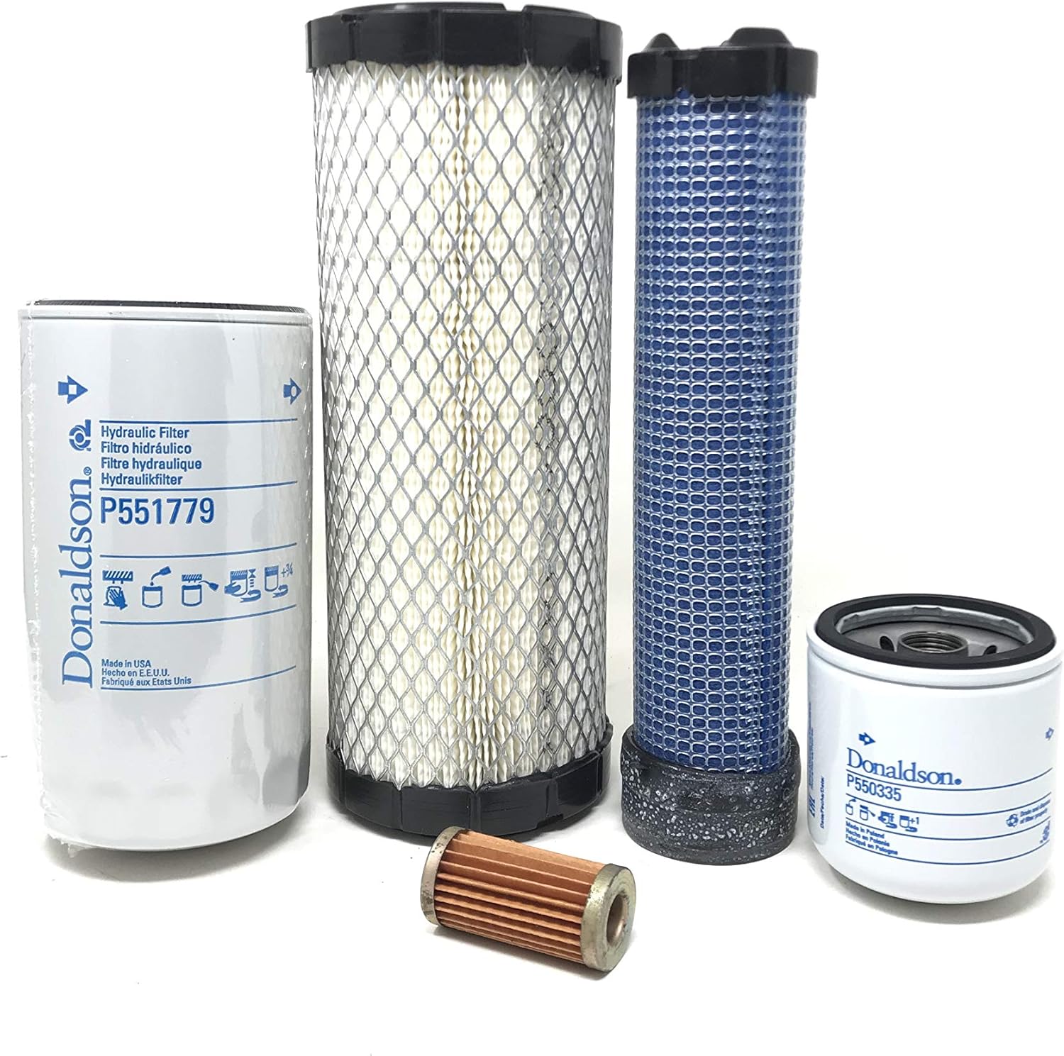 CFKIT Filter Kit Compatible with NH TC29-3 Cyl Compact Tractor (9/98-12/02)