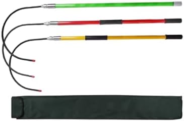 High Voltage Insulated Rescue Hook - Electrician Tools for Firefighting and Automotive Repair, 18 Inch Openings, Insulated Design(200cm)