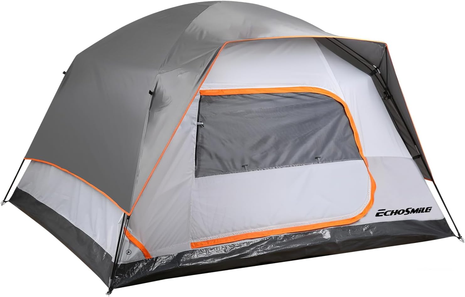 EchoSmile 2/4 Person Camping Tent, Lightweight Dome Family Tent with Rainfly, Easy Setup, Waterproof & Windproof Outdoor Shelter for Group Hiking, Backpacking, 3-Season Use