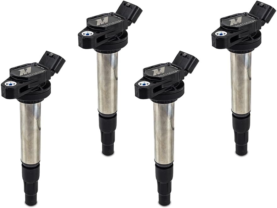 Mishimoto Ignition Coil Pack, Compatible with Toyota Matrix 1.8L, 2009-2010, Set of 4