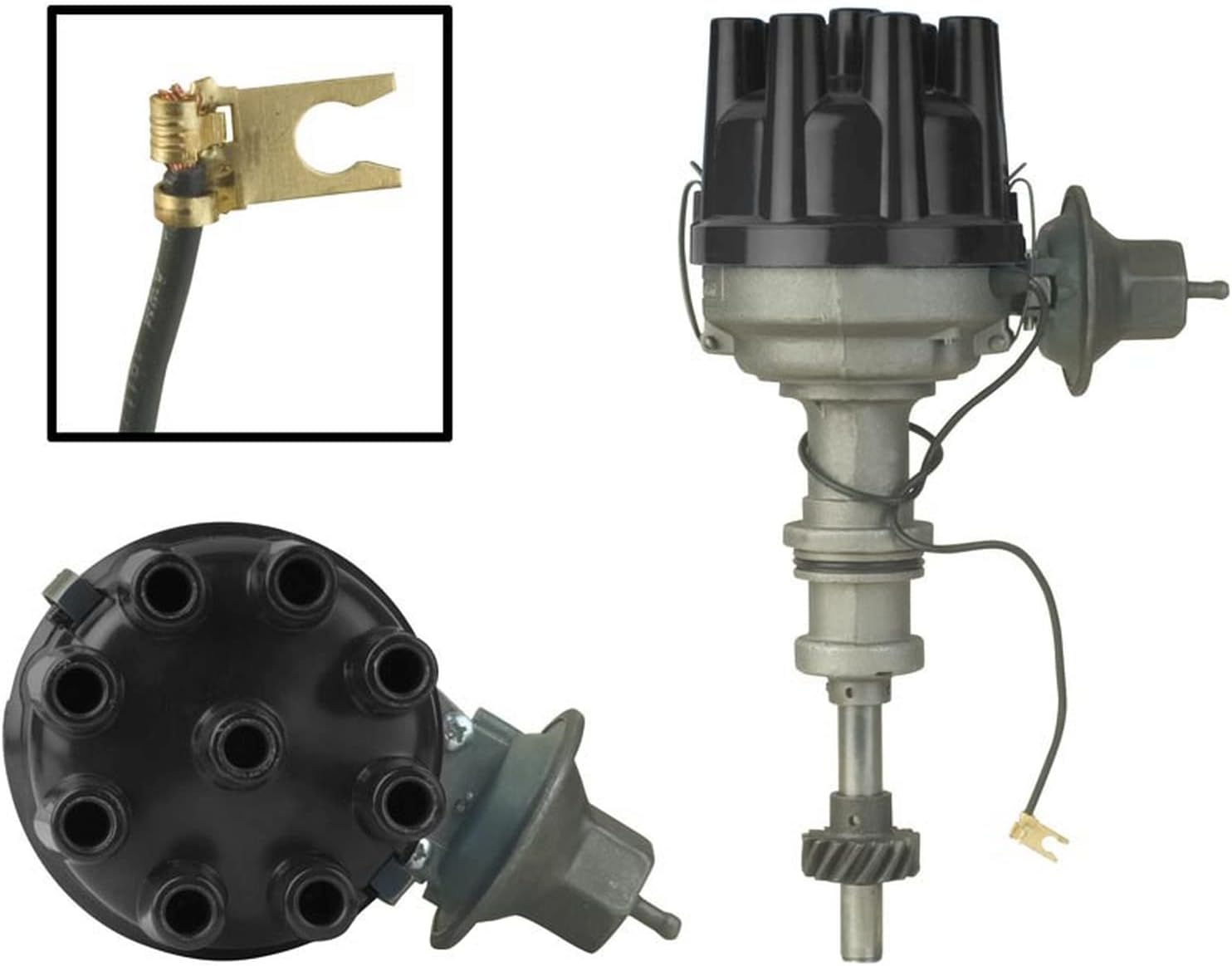 OEG Parts New Distributor Compatible With 1968 1969 1970 1971 1972 1973 1974 Compatible With F-100 F-250 F-350 Falcon, Lincoln, Mercury Maurader 351 400 429 460 CID, C8VF 12127-A