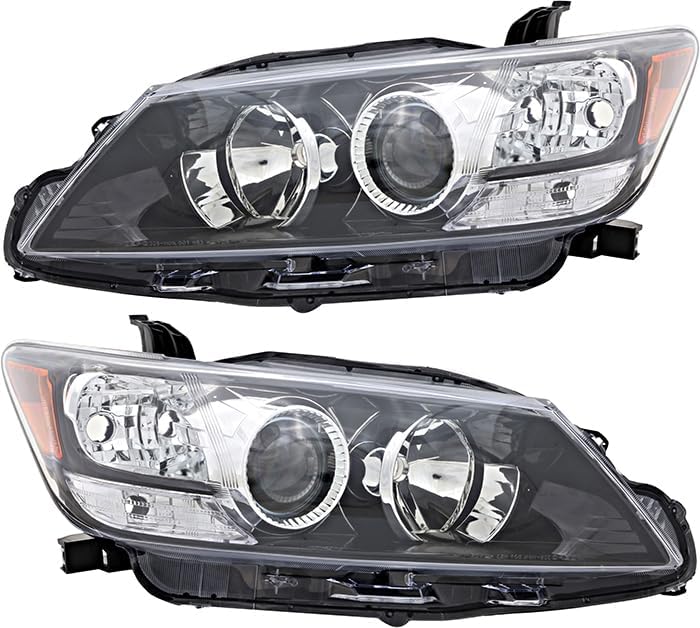 JP Auto Compatible with Scion tC Headlights Lamps Set 2011 2012 2013 Halogen Driver and Passenger Side