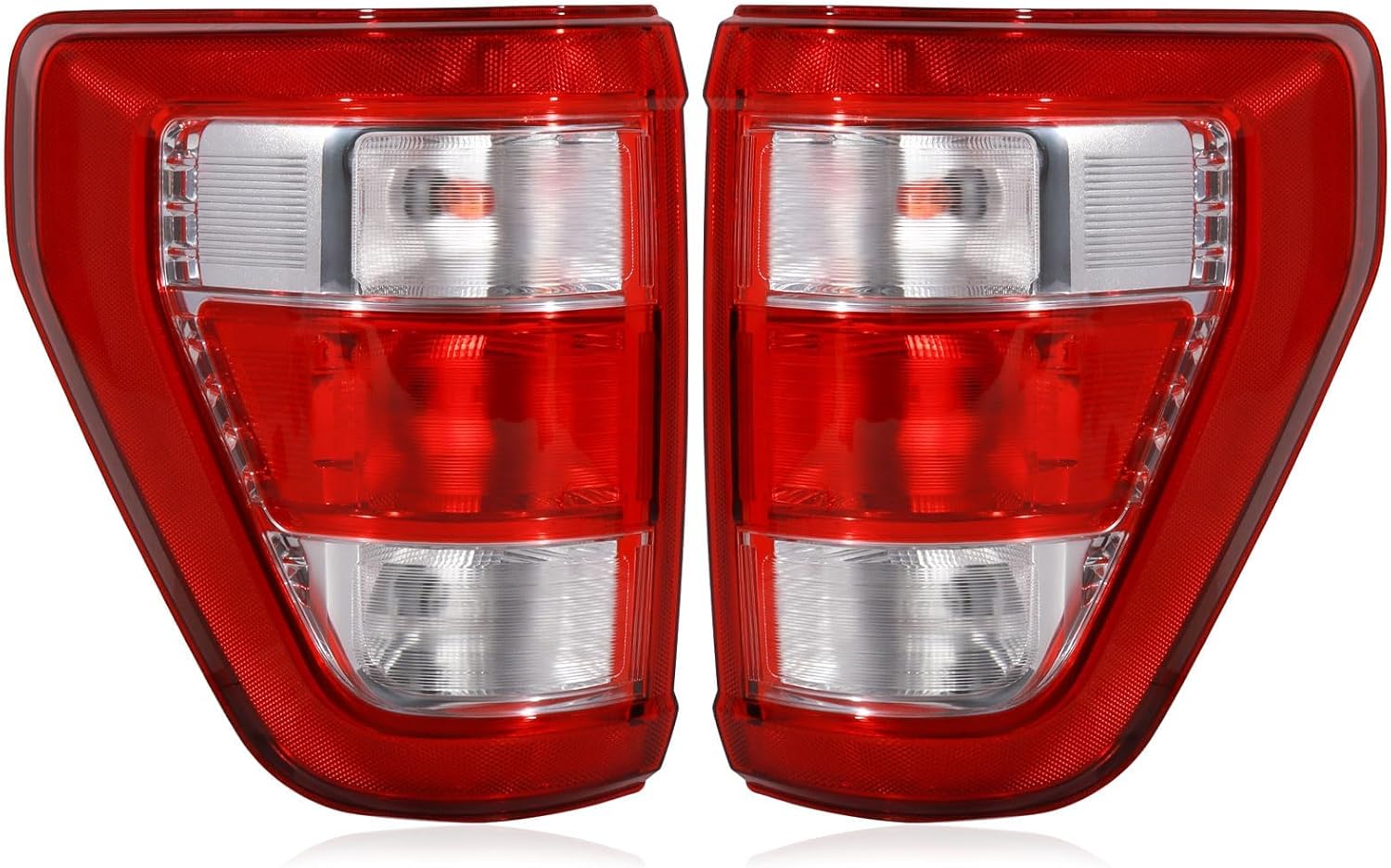 LED Tail Lights W/Blind Spot Assembly Compatible with 2018 2019 2020 Ford F150, Rear Light Taillights Replacement # KL3Z13405B KL3Z13404B