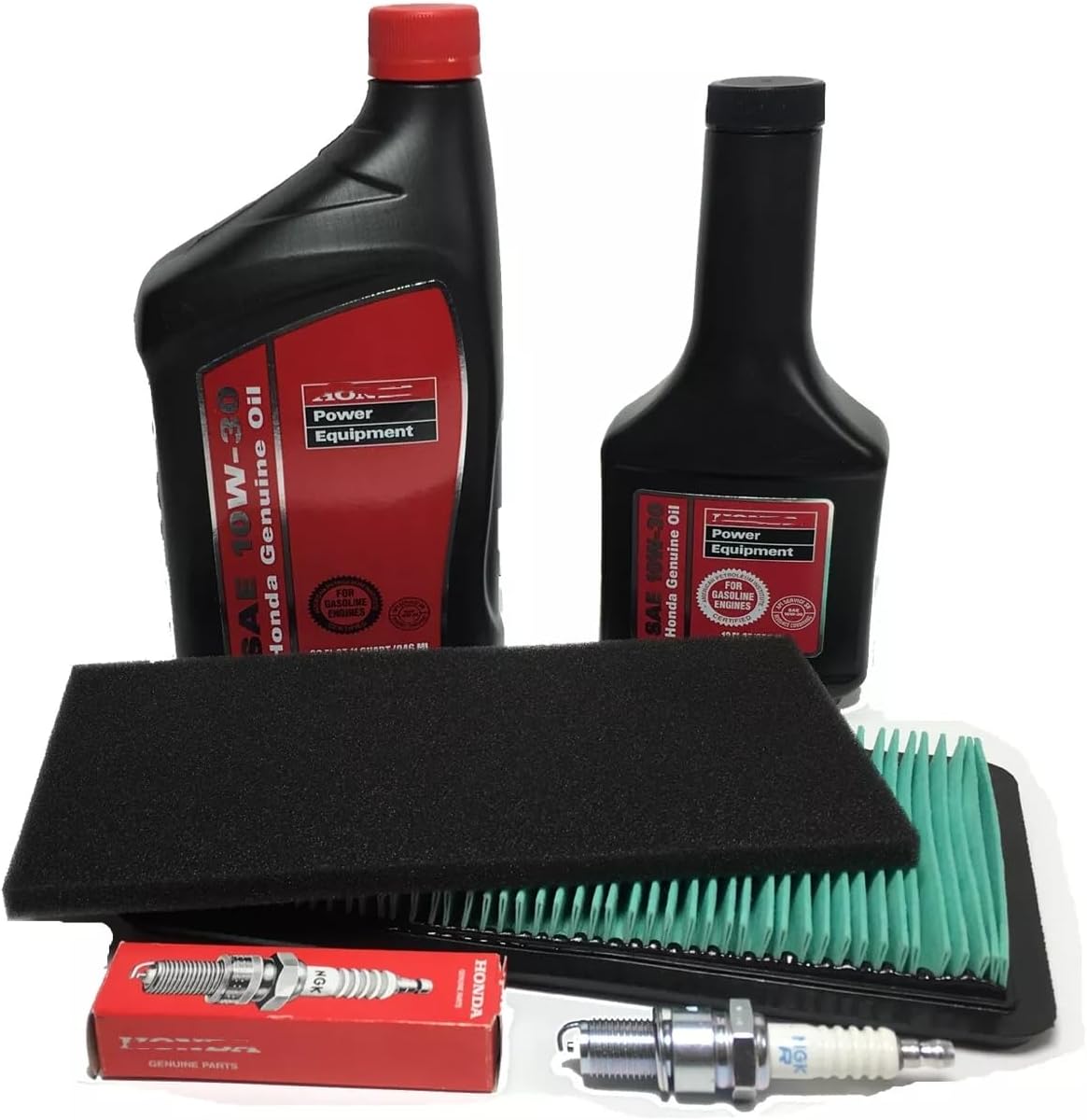 OEM Engine Oil, Air Filter, Spark Plug,Tune Up Kit For EU7000IS Generator, Replacement for Honda OEM