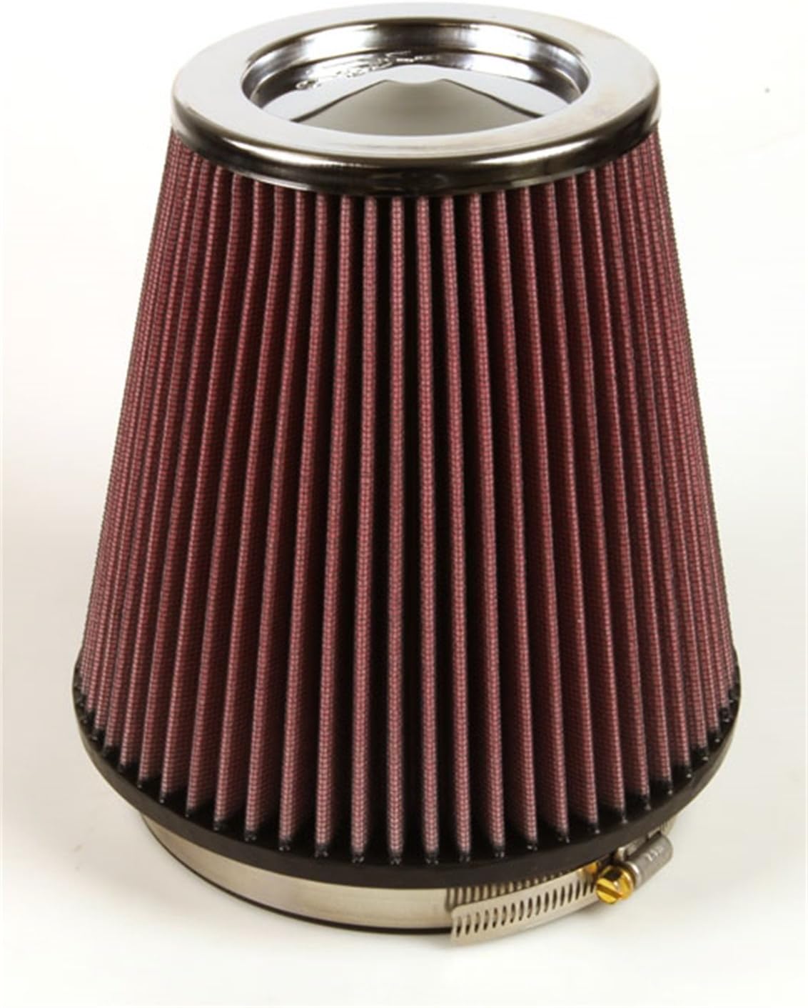 K&N High-Flow Original Lifetime Universal Clamp-On Air Filter: High Performance, Premium, Washable: Flange Diameter: 6 In, Filter Height: 7.5 In, Flange Length: 1 In, Shape: Round Tapered, RF-1041