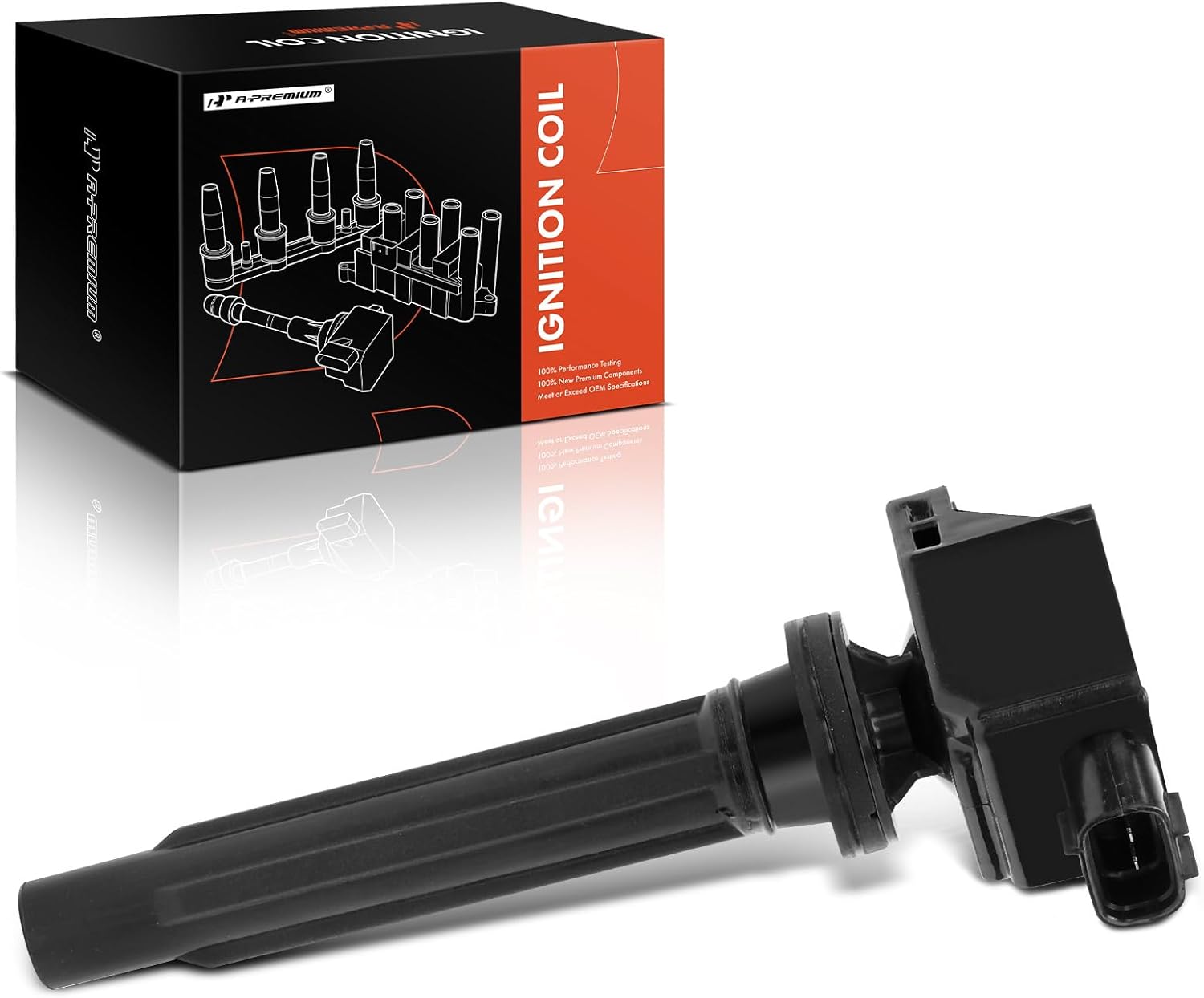 A-Premium Engine Ignition Coil Pack Compatible with Suzuki Grand Vitara 2006-2008 V6 2.7L 6-PC Set