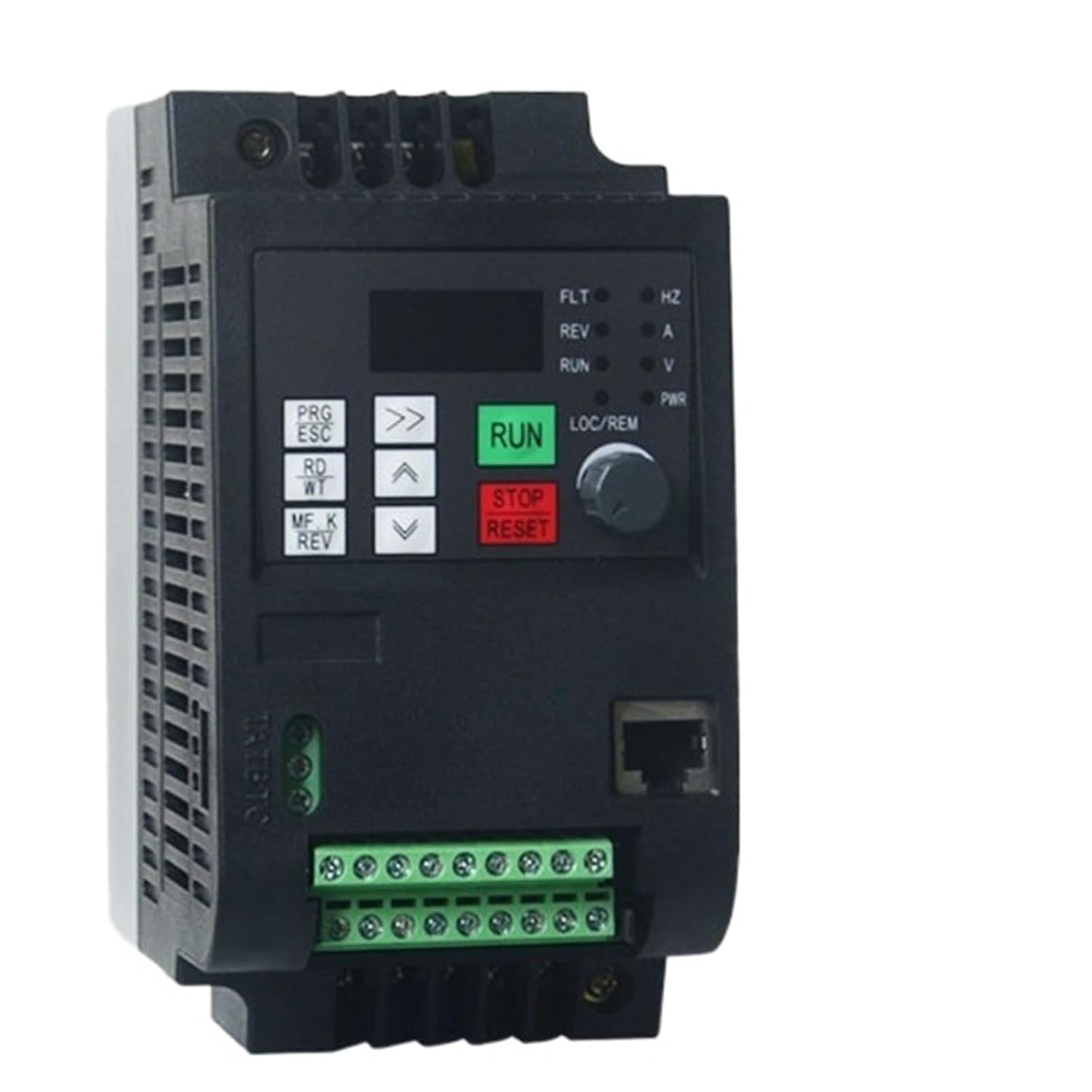 1Pcs AC 220V 5.5KW Or DC200-400V Input VFD Solar Frequency Inverter 3Phase 220V Output Motor Speed Control Frequency Drive Converter(Solar 7.5kw 30A)