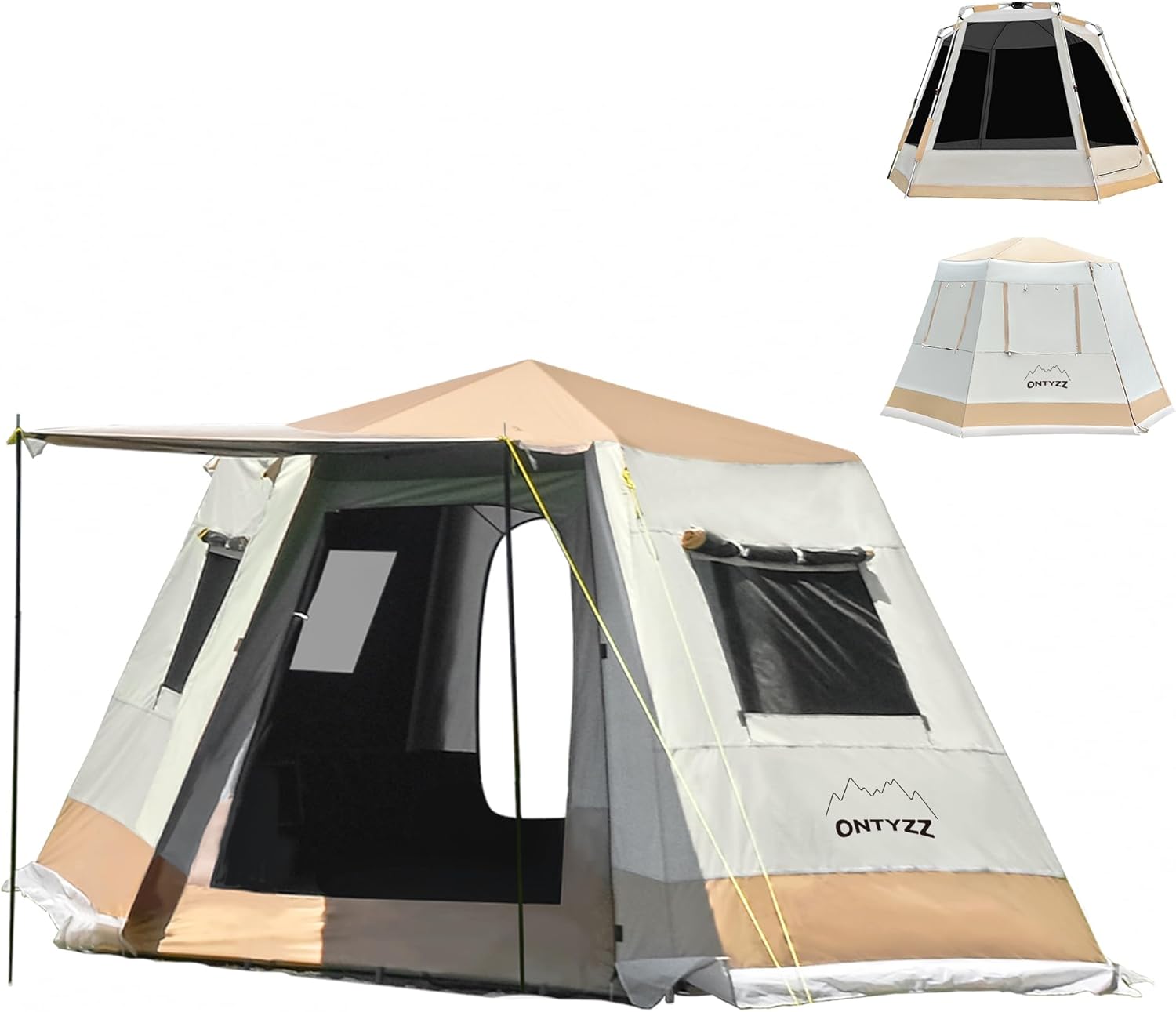 ONTYZZ Large Waterproof Tents Family Tent for Camping Hiking Outdoor Picnic