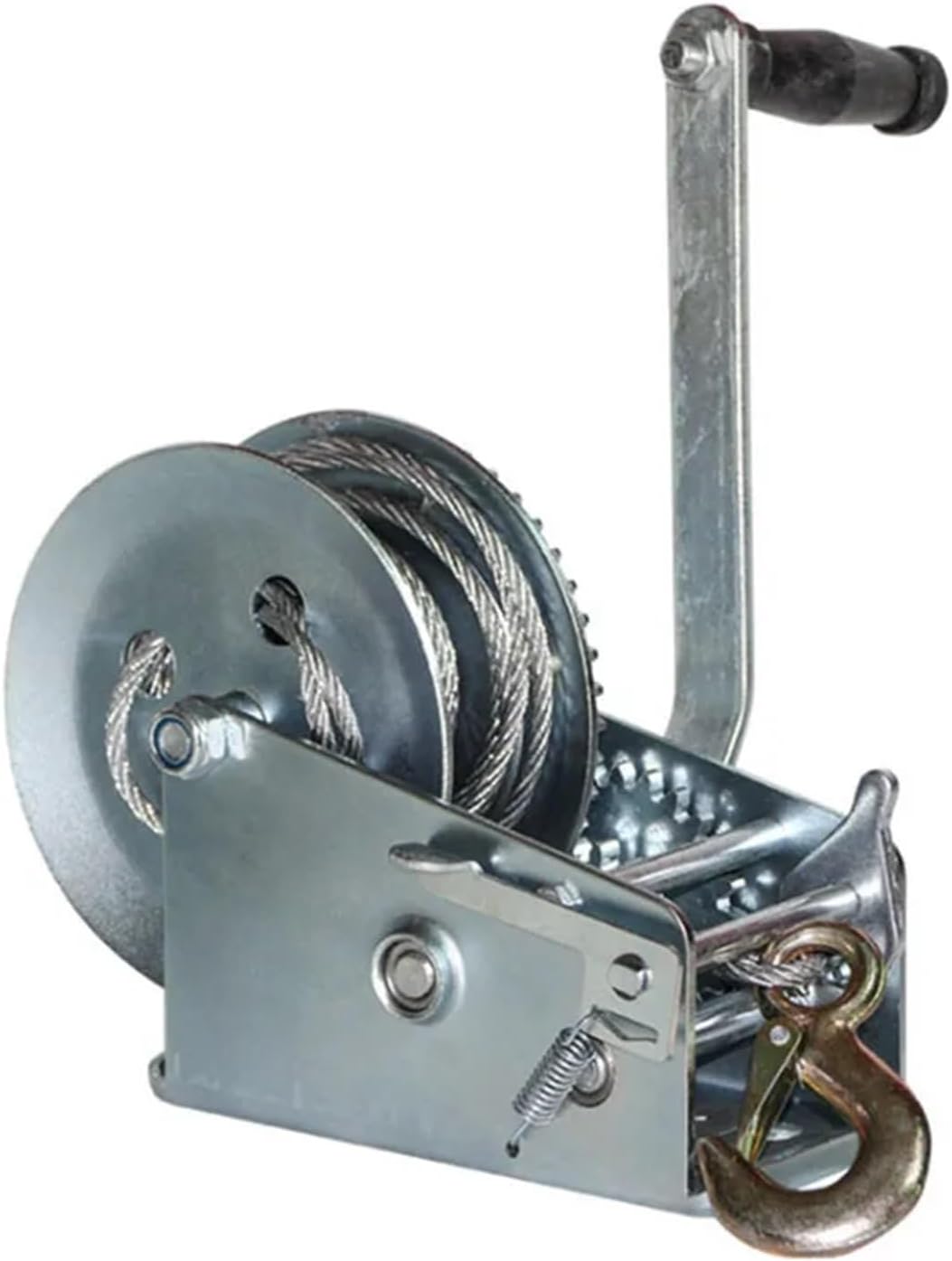 Hand Winch 600-3000 Pounds Manual Wire Rope Traction Hoisting for Boat Trailer(1600lb)
