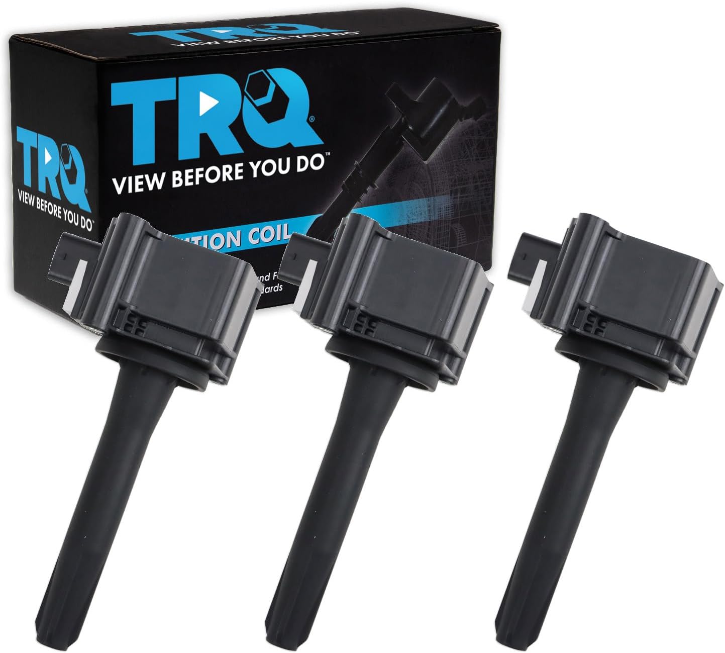 TRQ Ignition Coil Set 3 Piece Compatible with 2020-2022 Buick Encore GX 2021-2023 Chevrolet Trailblazer