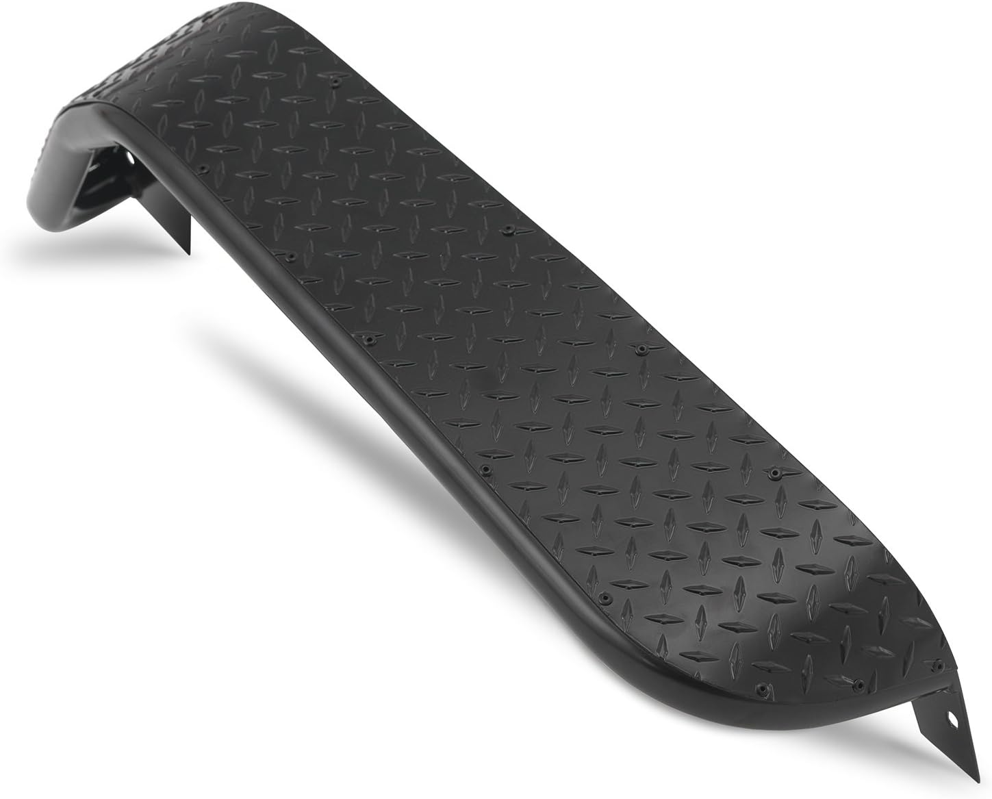 Warrior Products 7312PC Powder Coated Finish Rear 2-Door Tube Flares with Diamond Tread Tops for Jeep JK 07-10