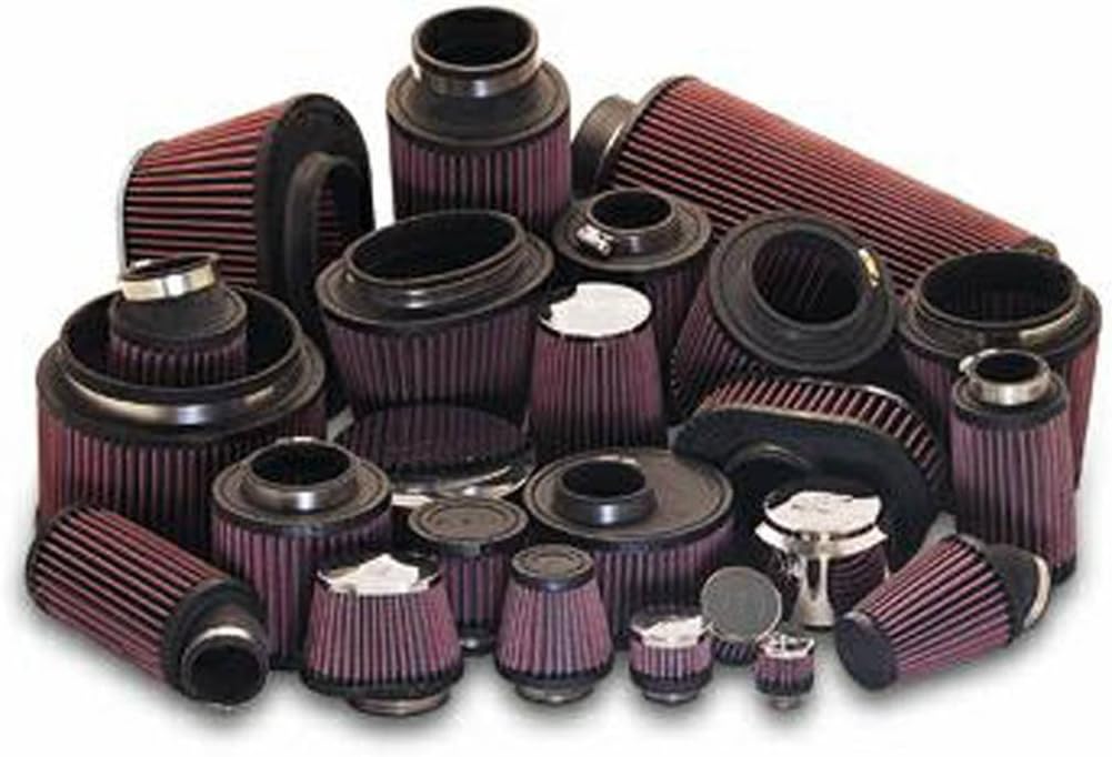 K&N High-Flow Original Lifetime Universal Clamp-On Air Filter: High Performance, Premium, Washable: Flange Diameter: 2.375 In, Filter Height: 3 In, Flange Length: 0.375 In, Shape: Oval, RU-2922