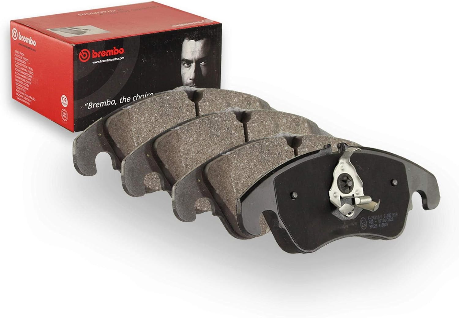 Brembo P50138 Low-Met Rear Disc Brake Pad Set MERCEDES-BENZ OE# A0004205602
