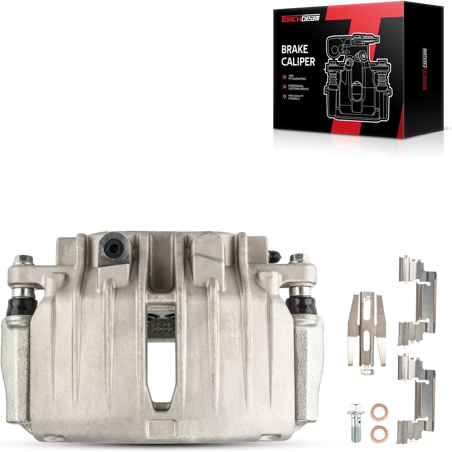 Torchbeam Rear Brake Caliper Left for Chevrolet Silverado 1500 2001 2003-2006, Chevrolet Tahoe 2000-2006, GMC Sierra 1500 2001 2003-2006, Rear Left Caliper with Bracket 18B4764