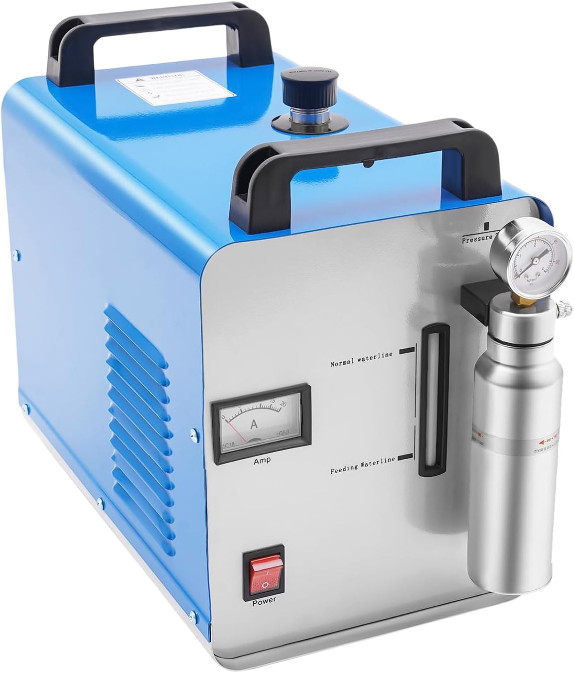 Acrylic Polishing Machine 300W Portable Acrylic Polisher for Home & Commercial Use Energy-Efficient 95L/86.26 Qt/ H with Pressure Gauge & Ammeter