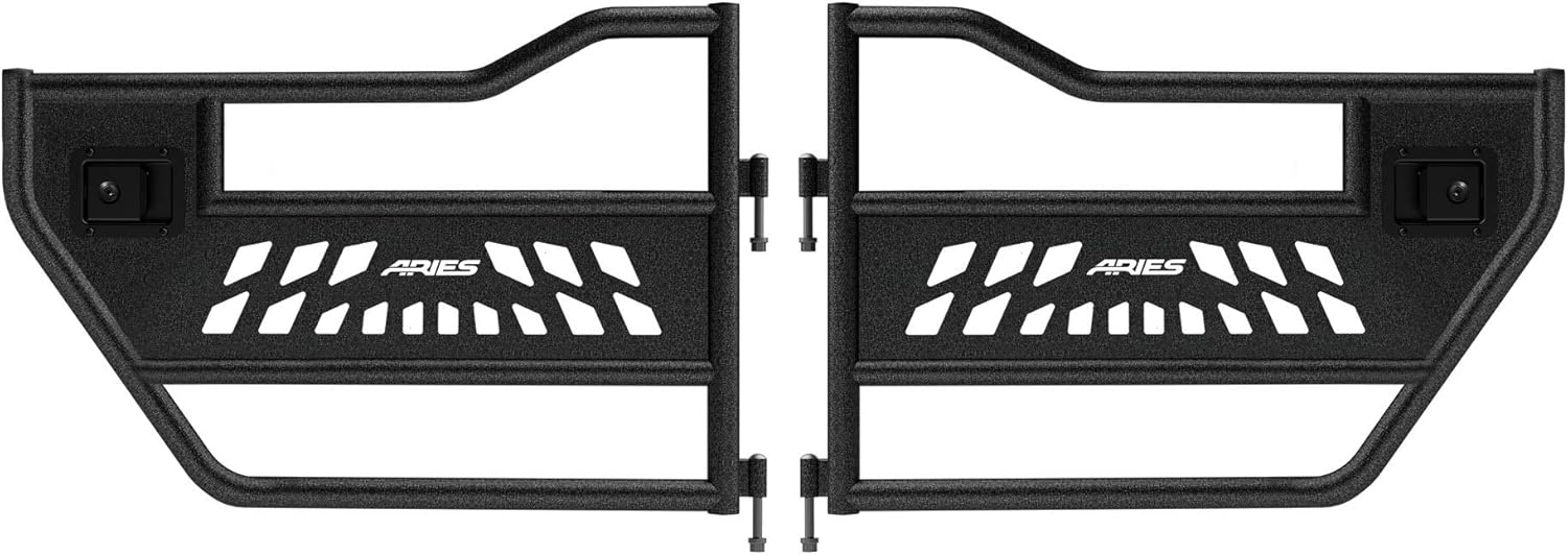 ARIES 25009 Black Aluminum Rear Jeep Wrangler JK Tube Half Doors