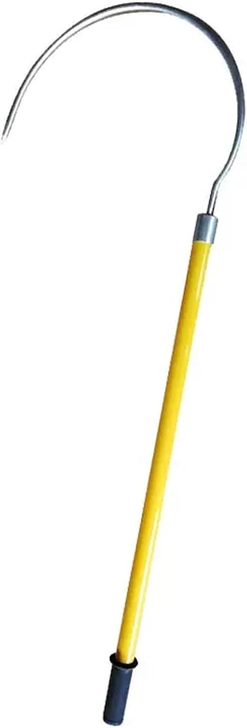 High Voltage Insulation Rescue Hook - Emergency Insulated Rescue Pole for 220V-500KV, Electrical Safety Tool, 0.5/1/1.5/2/3.0m (1m/3.3ft) for 0.4-10 KV