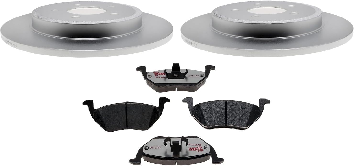 Raybestos Element3 1055680271E3 Automotive Replacement Rear Brake Pads and Rotors Kit for Selected Ford Escape, Mazda Tribute, Mercury Mariner Model Years