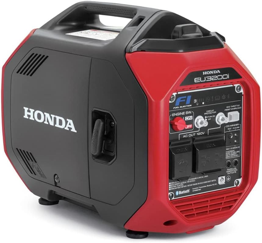 Honda 668330 EU3200IAN 3200 Watt Bluetooth Portable Inverter Generator with CO-MINDER-50-State