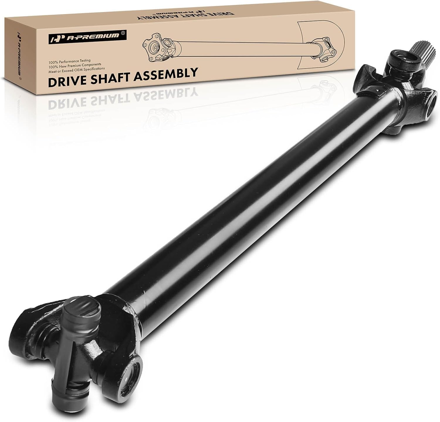 A-Premium Front Complete Drive Shaft Prop Shaft Driveshaft Assembly Compatible with Chevrolet, GMC Models - Silverado 2500 3500, Sierra 2500 3500 HD