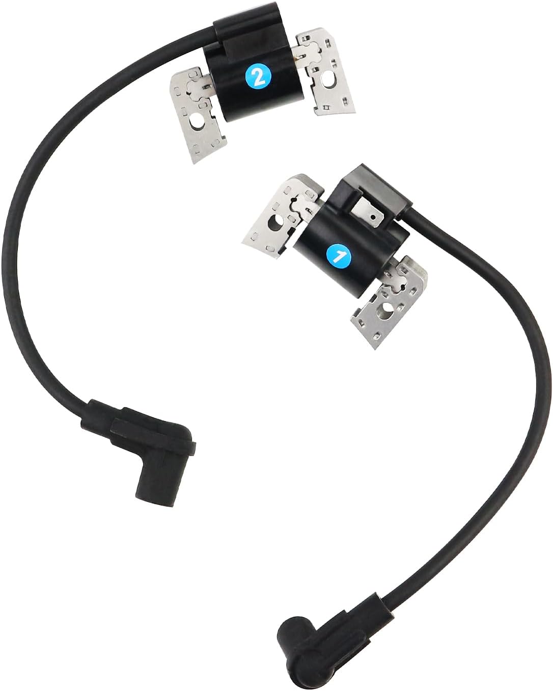 Pack of 2 Ignition Coil Compatible with Kawasaki FD671D FD711D FD750D FD791D FD Model Engines Replaces 21121-6004 21121-6005