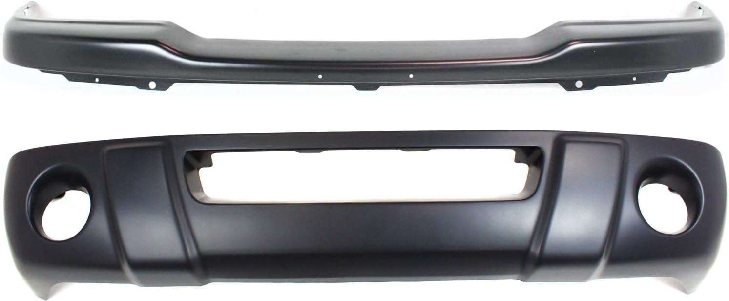 Garage-Pro Front Bumper KIT for Ford Ranger 2001-2003, Painted Black Front Bumper Cover