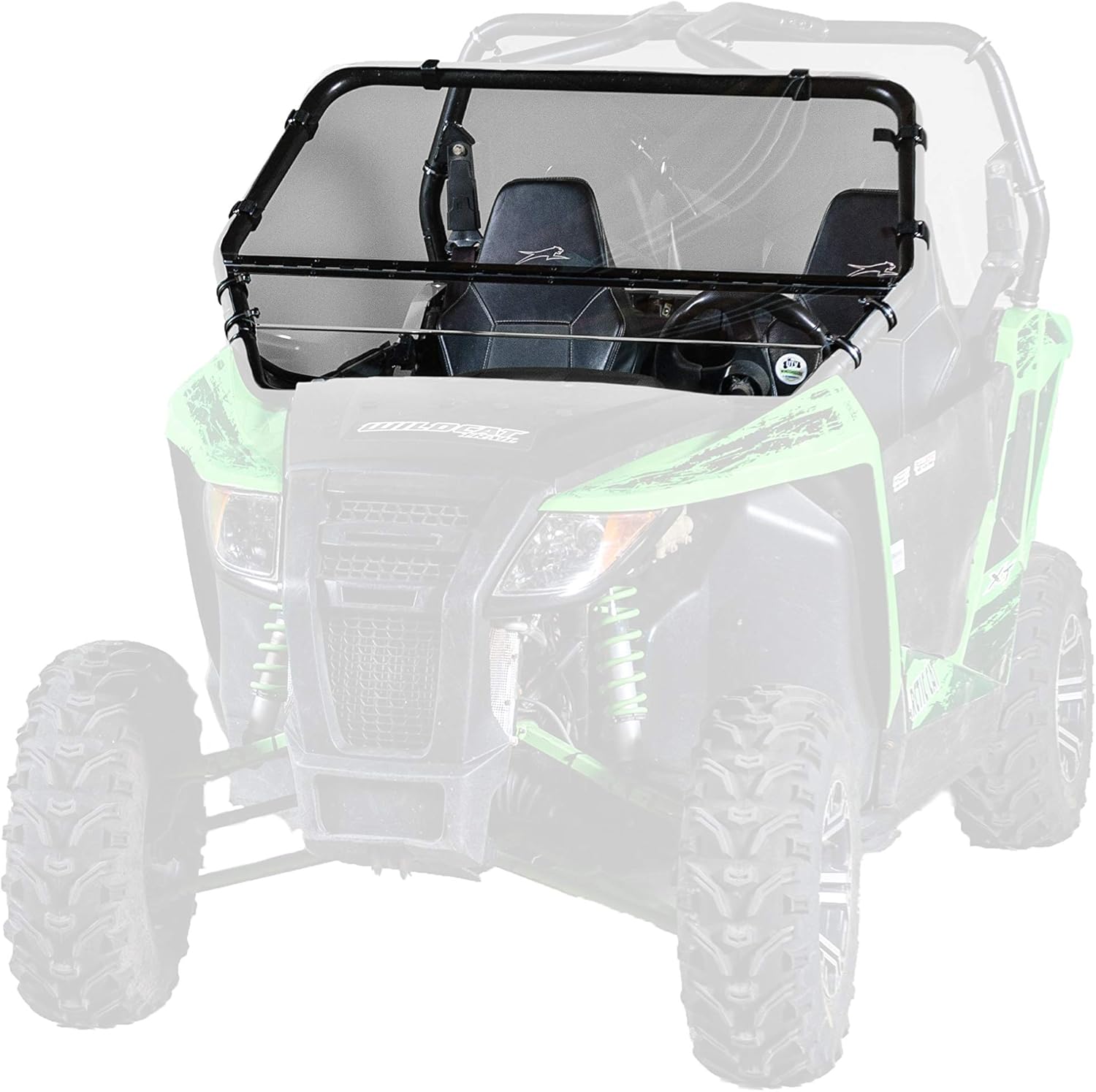 TerraRider Tilting UTV Windshield Compatible with Arctic Cat Wildcat Trail/Sport - Standard 3/16