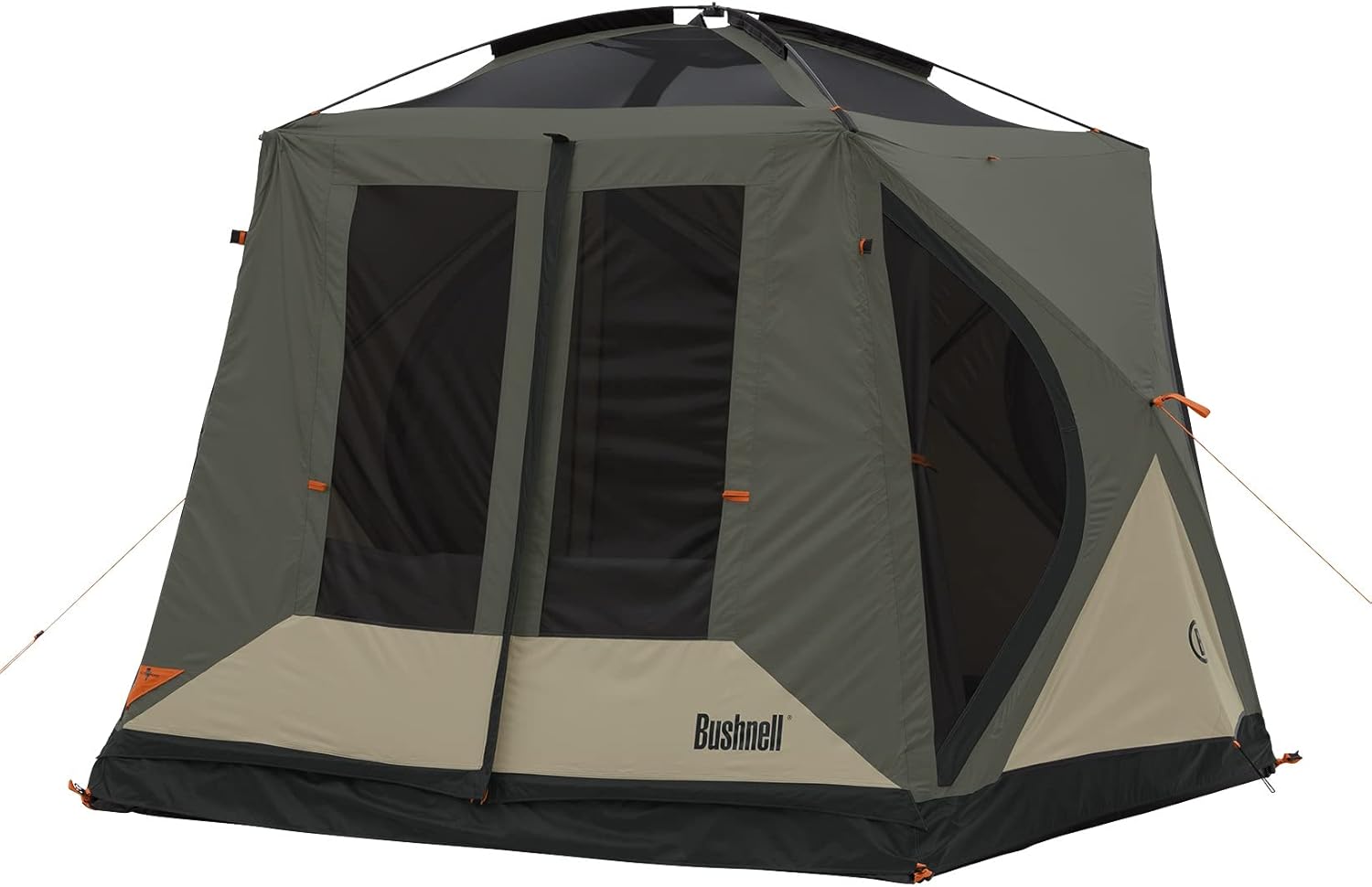 Bushnell Tent | Instant Pop Up 3P / 4P/ 6P / 8P Hub Style Tents | Best Pop Up Tent for Camping, Hiking, Family Camping, Hunting, Fishing, and Basecamp (4 Person)