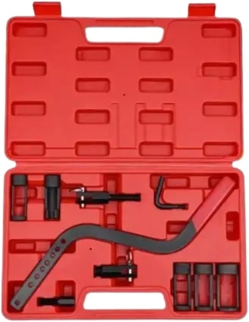 Spring Compressor Kit Overhead Cylinder Head Removal Tool Clamp Collet Pusher Adapters Installer Kit Clamp Vehicle Equipment for