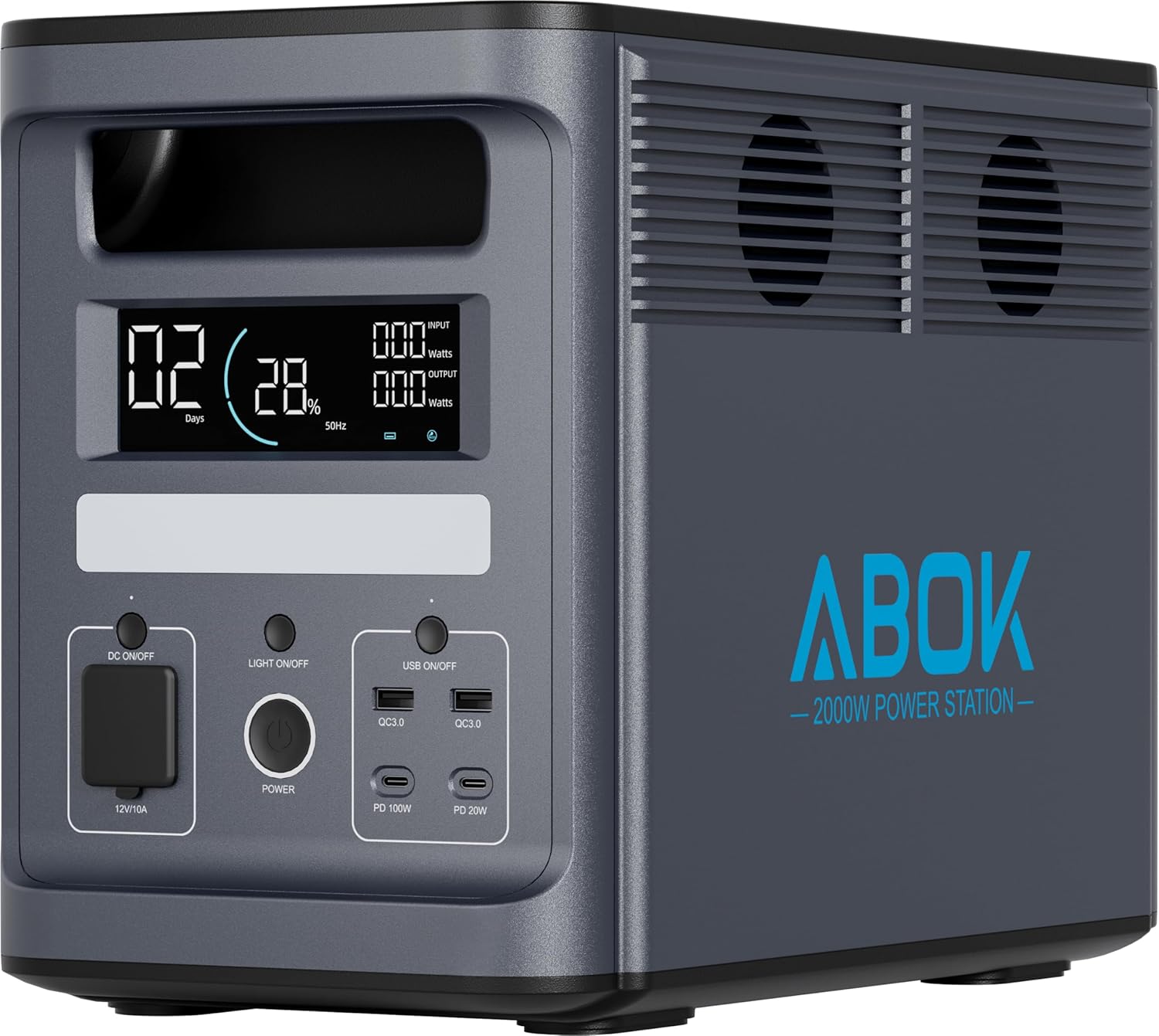 Ark2000 Portable Power Station with 500W DC-DC Charger, 1536Wh LiFePO4 Battery, Expandable to 4.6kWh, 1.3 Hrs 0-100%, UPS, App, 2000W AC Solar Generator for Camping, Emergency, RV