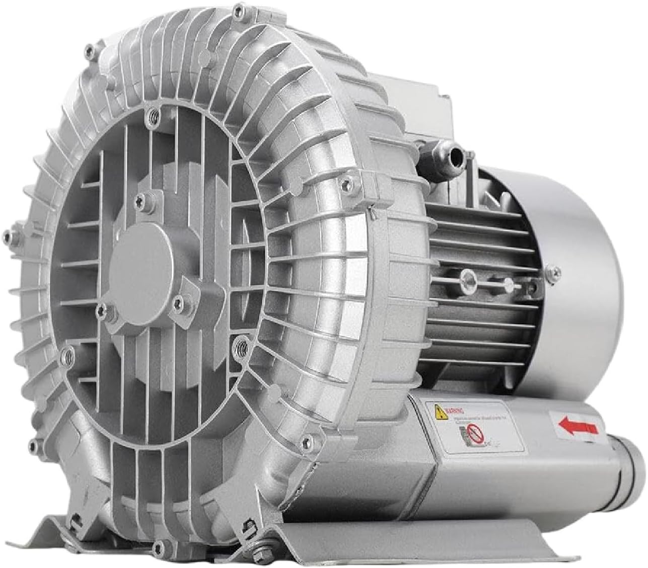 380V 50Hz Regenerative Blower - Industrial Vacuum Pump Vortex Blower 0.5HP to 2HP, 370W Air Pump for Sewage Aeration & Wastewater Treatment, High Efficiency