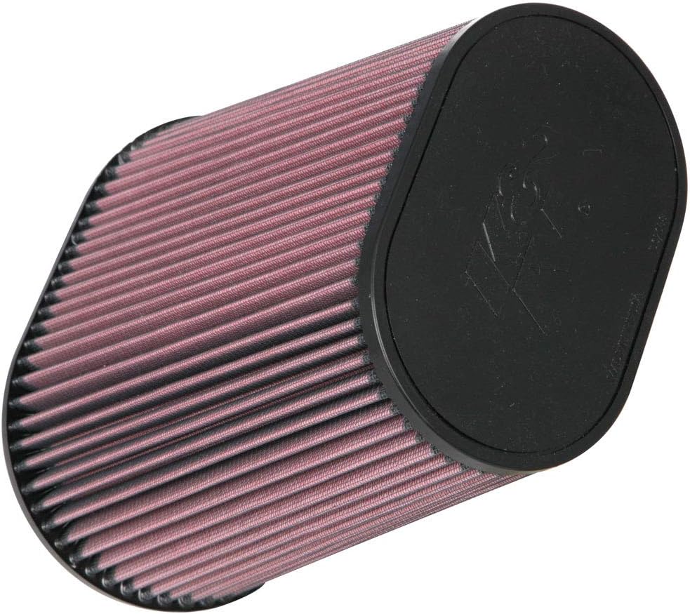 K&N High-Flow Original Lifetime Universal Clamp-On Air Filter: Performance, Premium, Washable: Flange Diameter: 4.5 In, Filter Height: 10 In, Flange Length: 0.625 In, Shape: Round Tapered, RU-1024