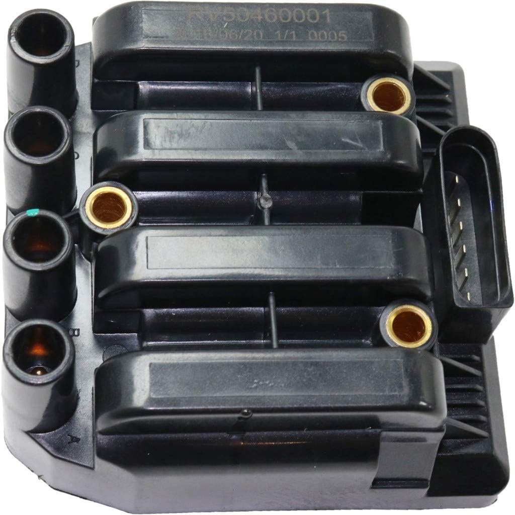 For Volkswagen Beetle Ignition Coil 1998-2005 | 4 Cyl | 2.0L Engine | 12 Voltage | Coil Pack Design | 06A905097A