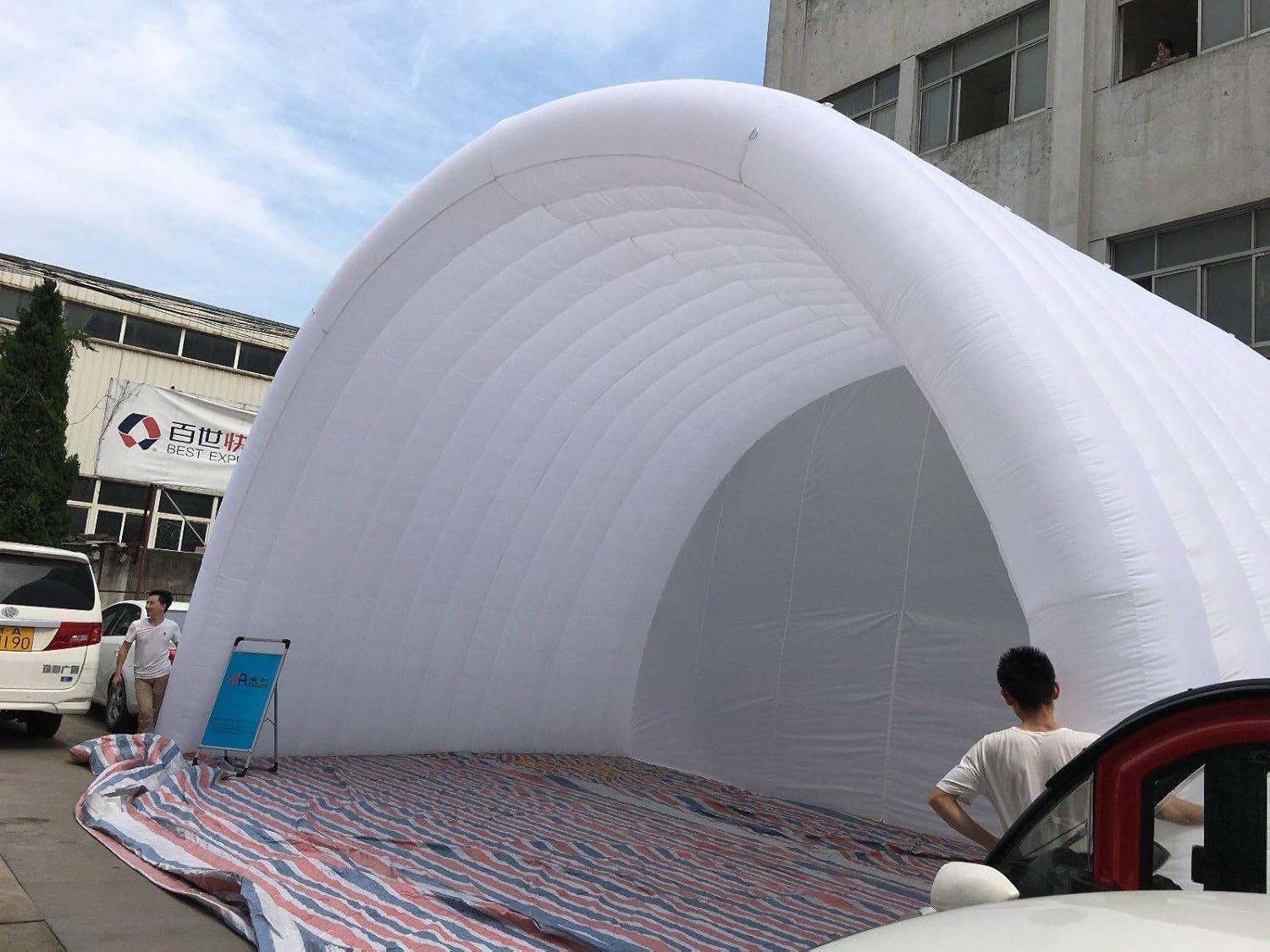 Inflatable Commercial Wedding Event Music Concert Stage Patio Party Arch Tent (33x20x17ft.)