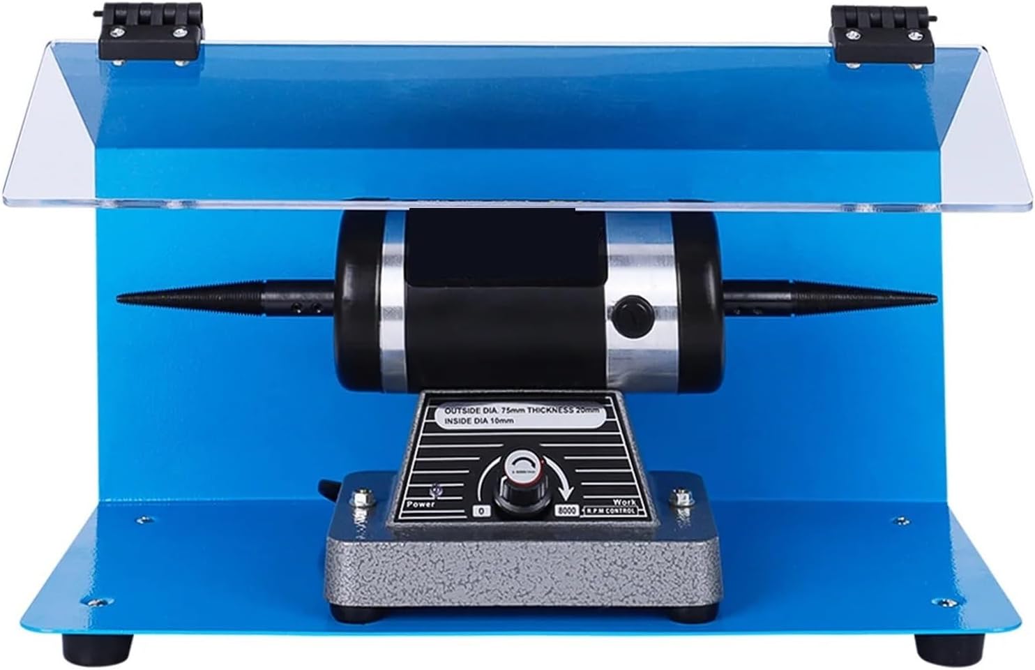 Buffer. DM-7 Windshield Multi-Use Adjustable Speed Bench Lathe Jewelry Grinding And Polishing Machine .Cleaning Machine