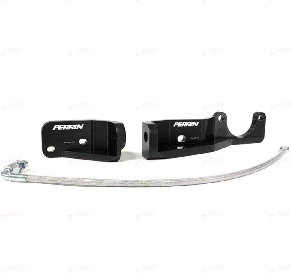 PERRIN Pitch Stop Brace Black Compatible with Subaru WRX and STI 2015 - 2020