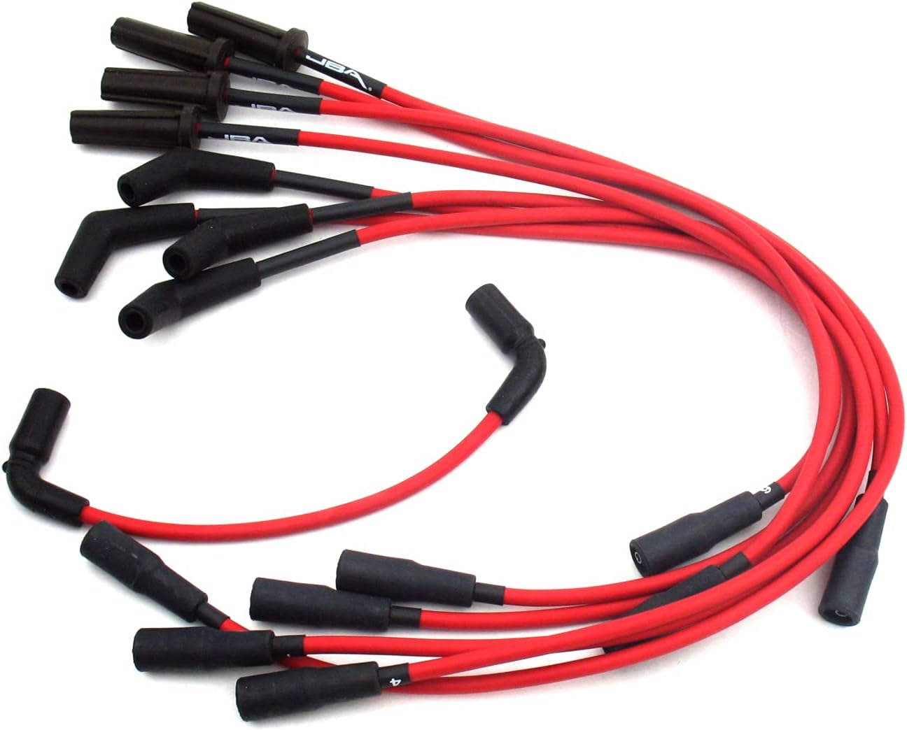 JBA 96-00 GM 454 Truck Ignition Wires - Red
