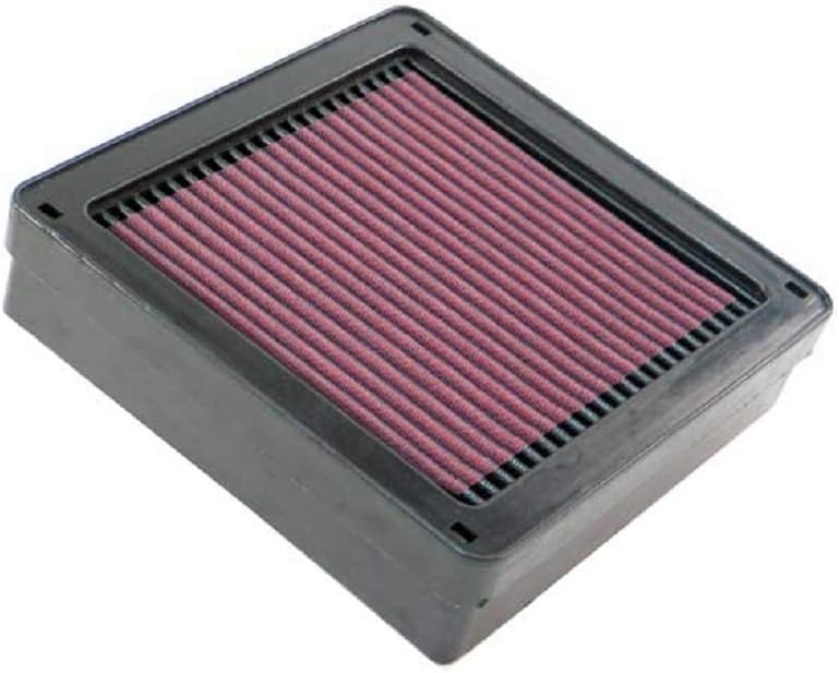 K&N Engine Air Filter: Reusable, Clean Every 75,000 Miles, Washable, Replacement Car Air Filter: Compatible with 1995-2009 MITSUBISHI (Outlander, Lancer, Pajero, Dion, Airtrek, Colt V, Mirage),33-2105