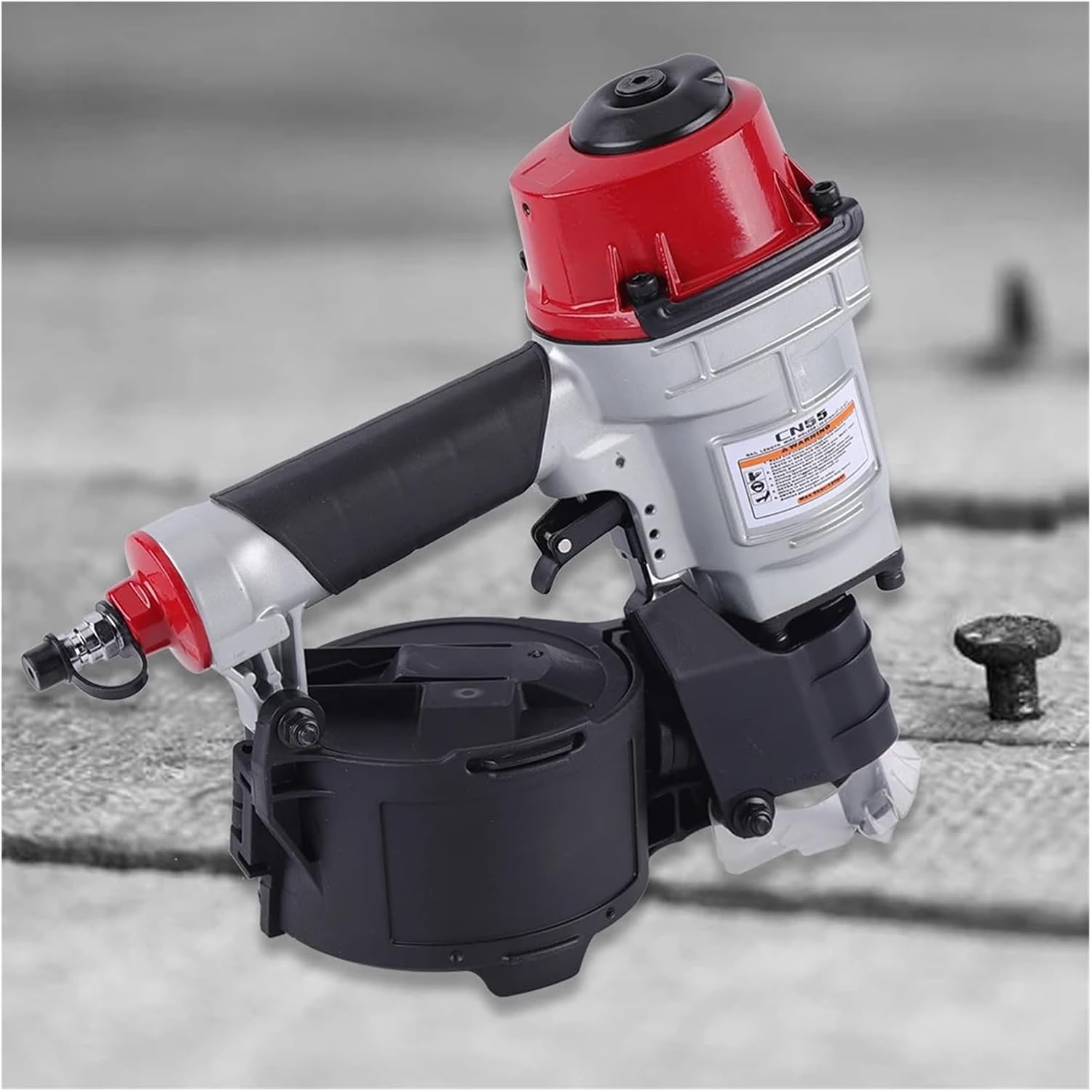 Pneumatic Nailer Coil Fences Nail Gun for Wooden Packaging Pallet 25-57mm for DIY Projects, Upholster and Woodworking