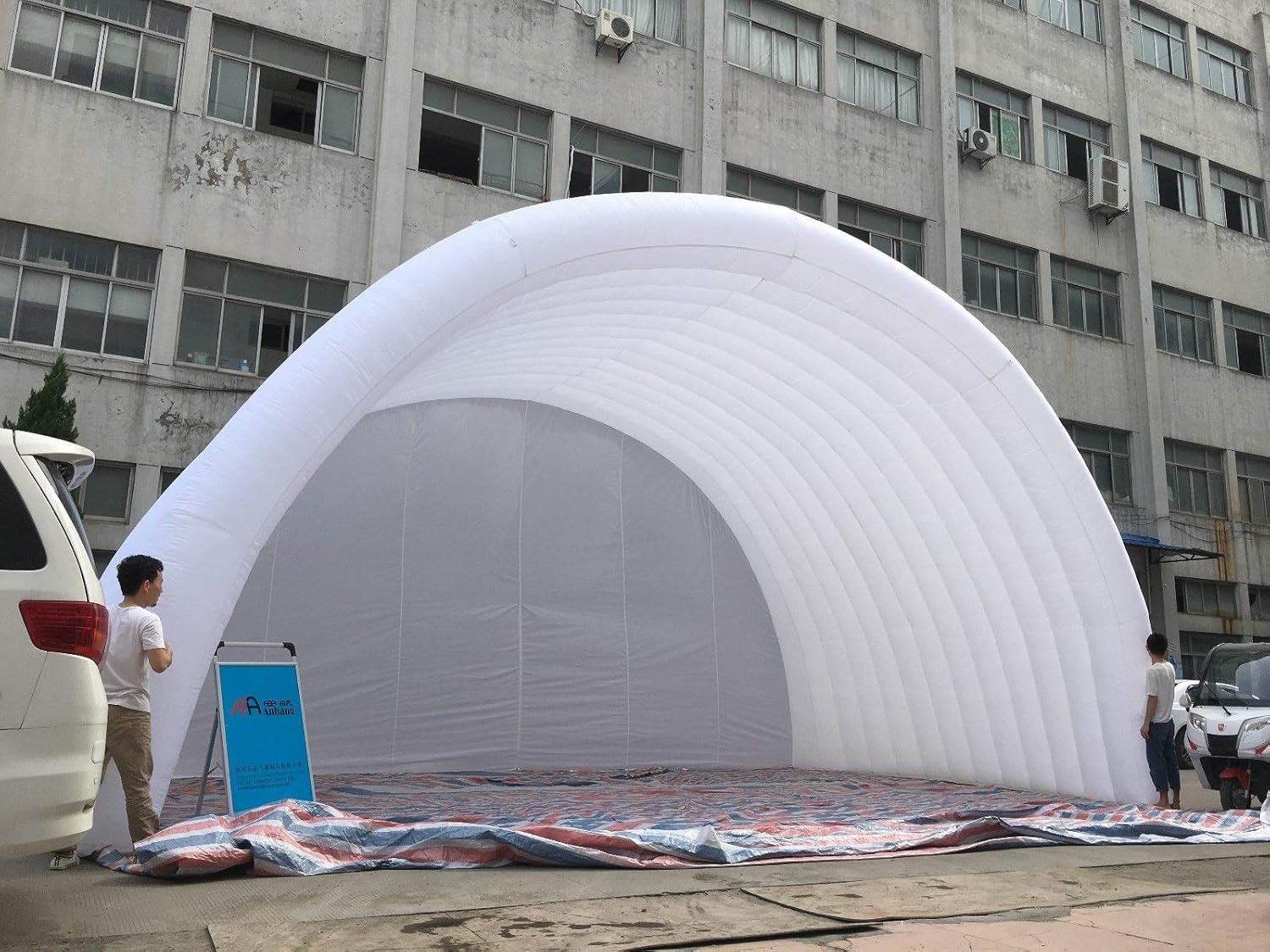 Inflatable Commercial Wedding Event Music Concert Stage Patio Party Arch Tent (33x20x17ft.)