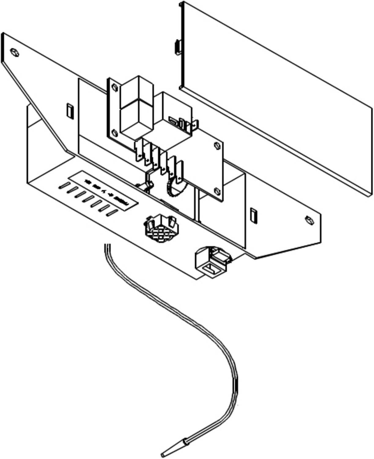 8430-3861 Junction Box Assembly Chill Grille