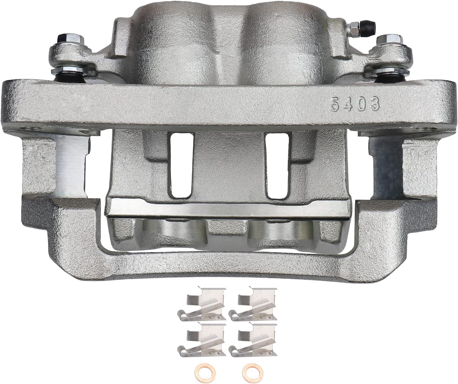 IRONTEK 18B4790 Front Right Passenger Side Brake Caliper Fit for 1999-04 for Ford F-250 Super Duty, 1999-04 for Ford F-350 Super Duty, 2000-05 Excursion, Front Passenger Side New Disc Brake Caliper