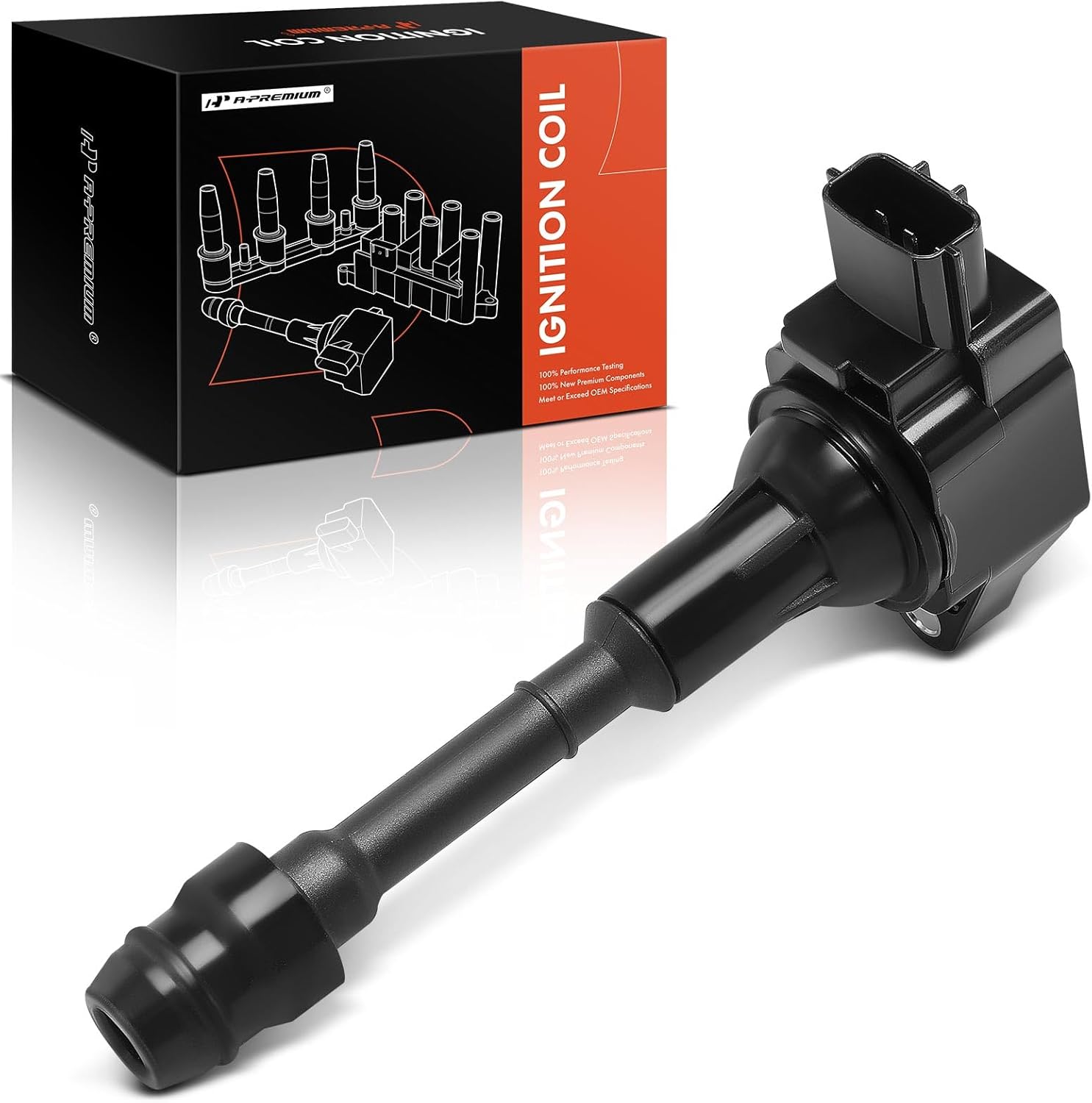 A-Premium 8PCS Ignition Coil Packs Compatible with Nissan & Infiniti Vehicles - V8 5.6L - Pathfinder 2008-2012, Titan 2008-2015, Armada 2007-2019, NV2500 2012-2017, NV3500 2012-2017, QX56 2007-2013