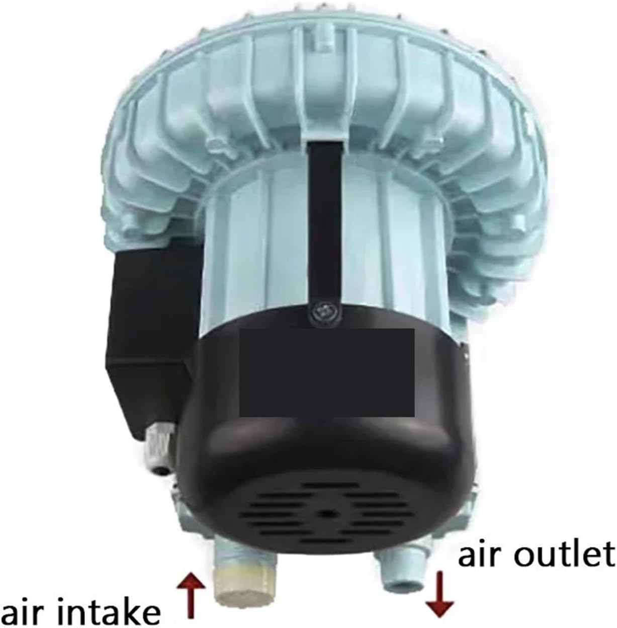 Regenerative Blower, Vortex High-Pressure Blower Fish Tank Fish Pond Aerator Aeration Pump,Vortex Ring Blower