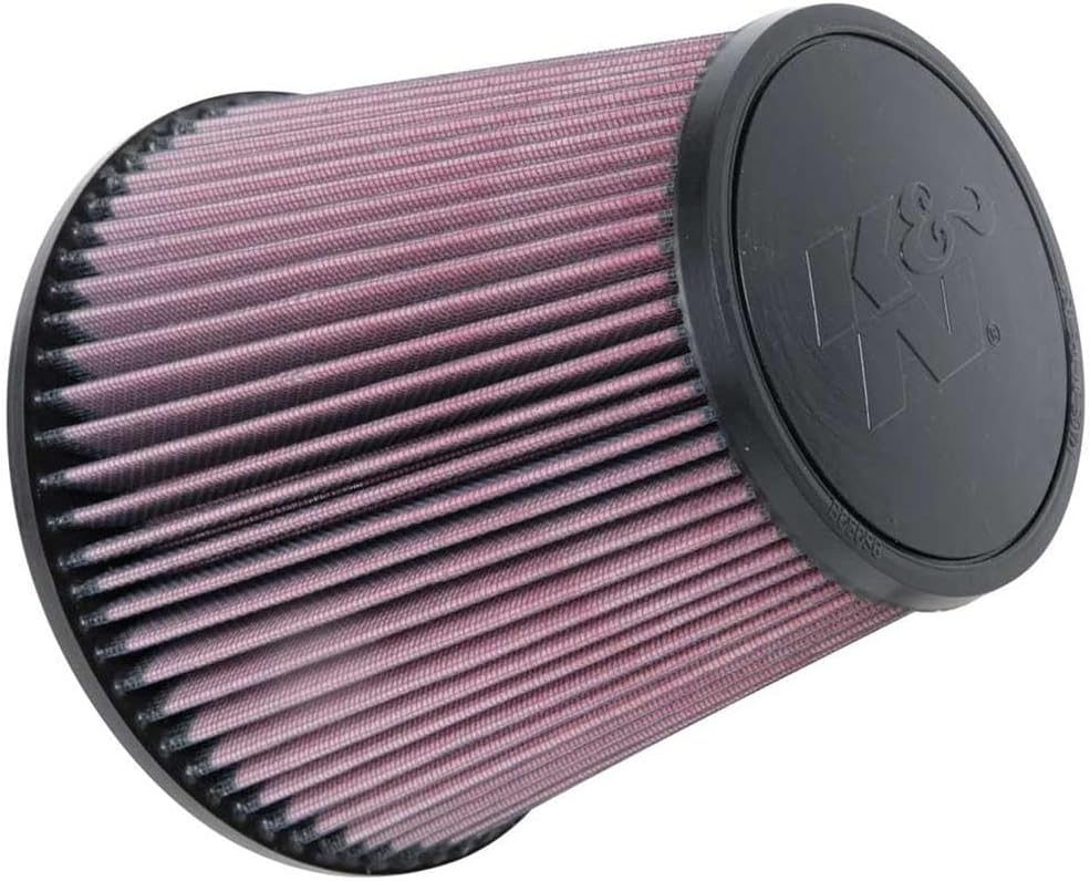 K&N High-Flow Original Lifetime Universal Clamp-On Air Filter: Performance, Premium, Washable: Flange Diameter: 3.875 In, Filter Height: 7.0 In, Flange Length: 1.5 In, Shape: Round Tapered, RU-1029