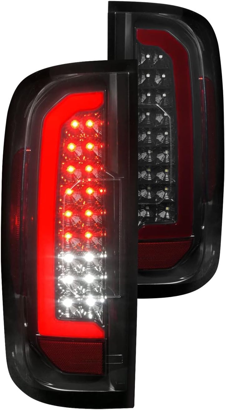 Anzo - Black/Smoke Fiber Optic LED Tail Lights