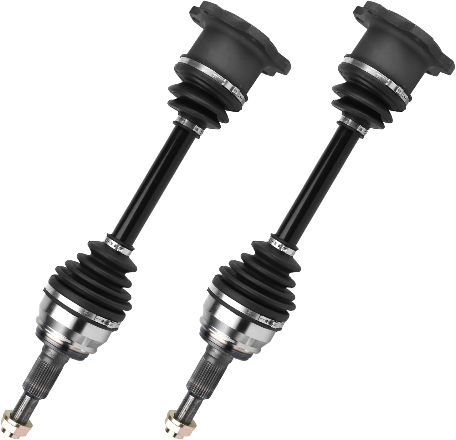 Autoround 661430 Pair Front CV Axle Shaft Assembly Compatible with 2007-2020 Chevy Tahoe Silverado 1500 Suburban Cheyenne, GMC Yukon Sierra 1500, Cadillac Escalade, 4x4, Driver and Passenger side