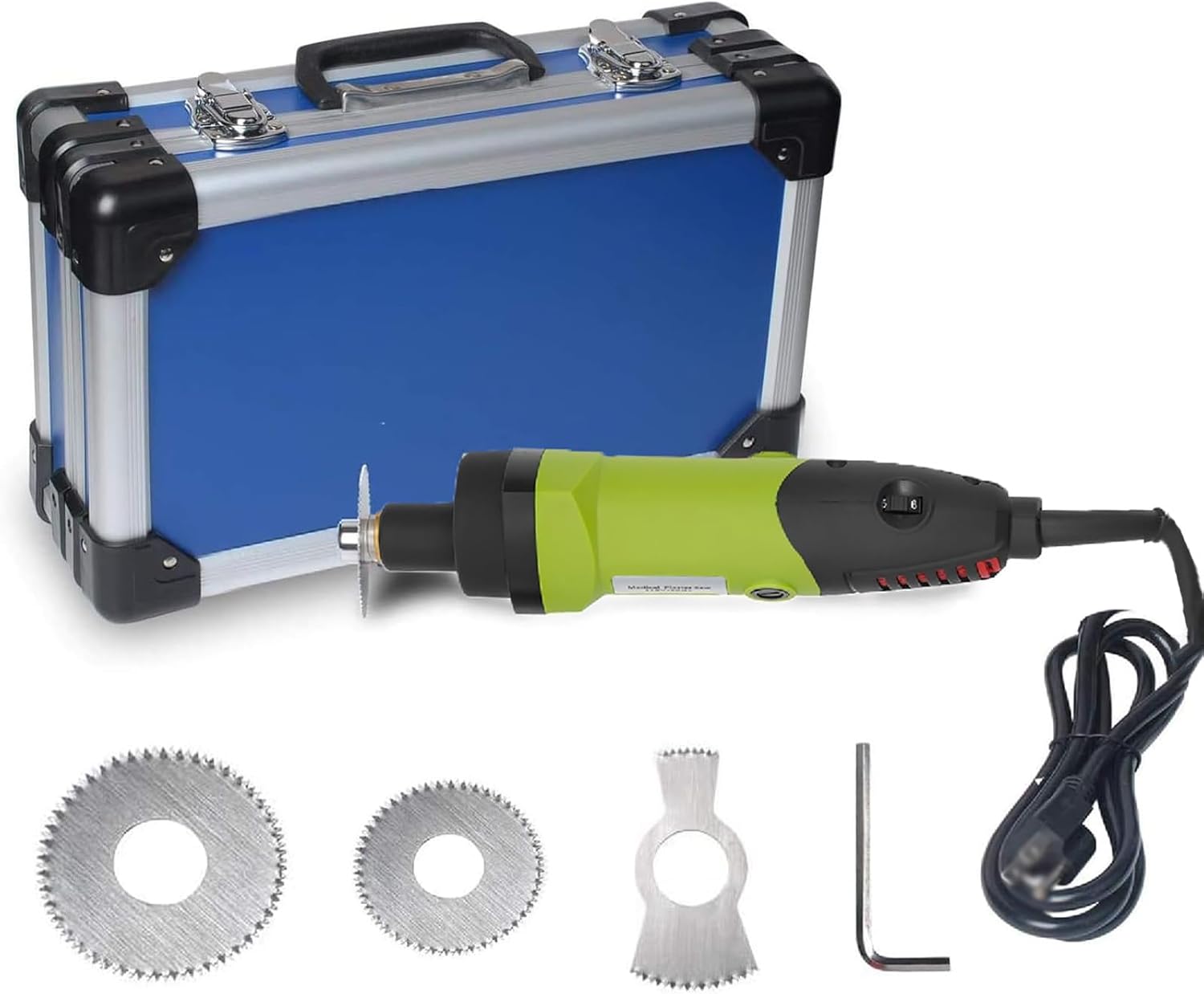 Electric Medical Plaster Saw, Orthopedic Cast Cutter with 13000rpm Speed Adjustable, 3 Blades, Portable Cast Removal Saw, Plaster Bandages Saws Surgery Tool for Hospital Clinic(Green)